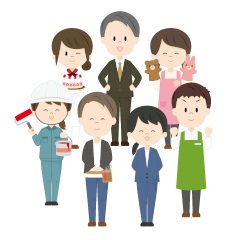 図2：様々な業種の人達